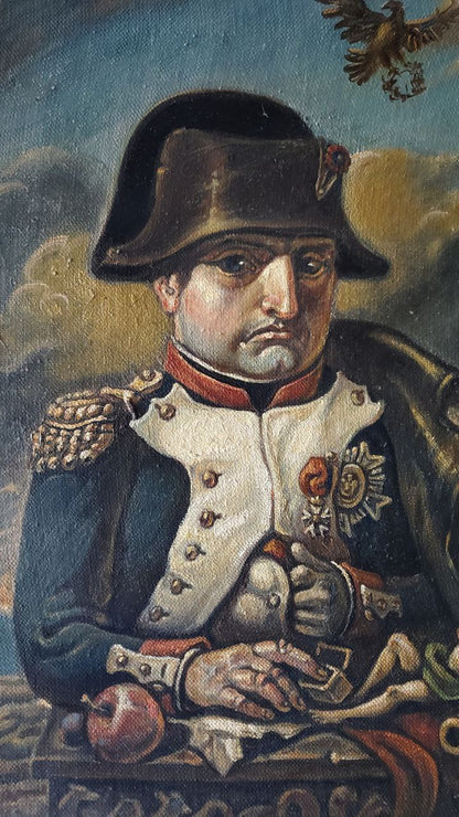 Oil painting Portrait of a pensive Napoleon Daniil Litvinov