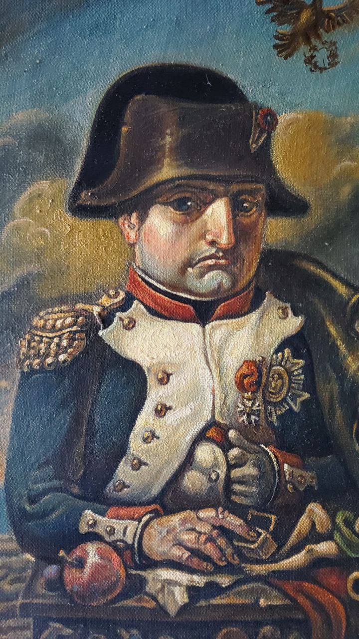 Oil painting Portrait of a pensive Napoleon Daniil Litvinov