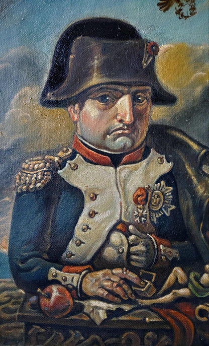 Oil painting Portrait of a pensive Napoleon Daniil Litvinov