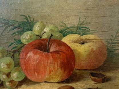 Oil painting Still life with apples