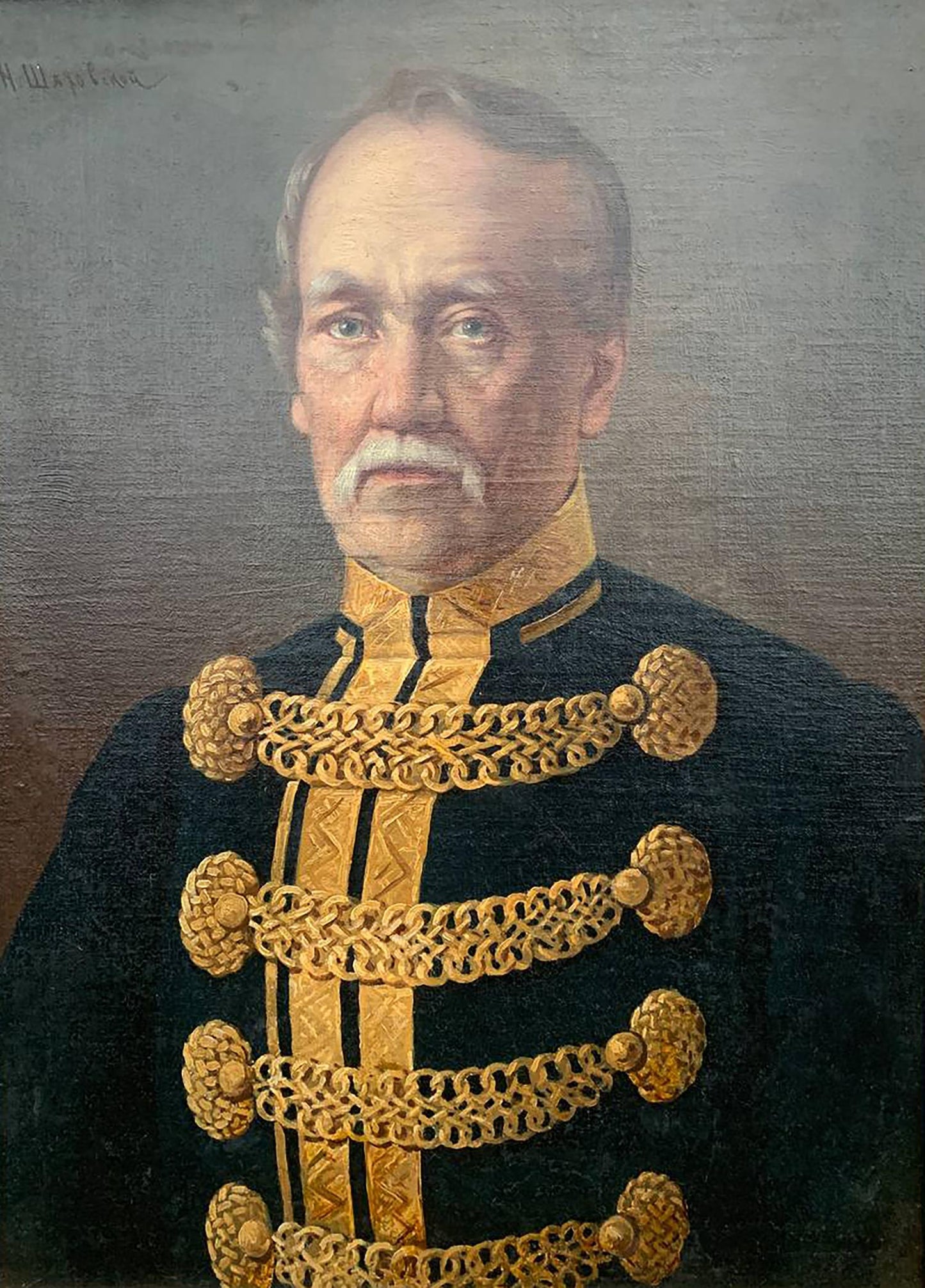 Nikolai Pavlovich Shakhovskoy's oil painting "Portrait of a Man"
