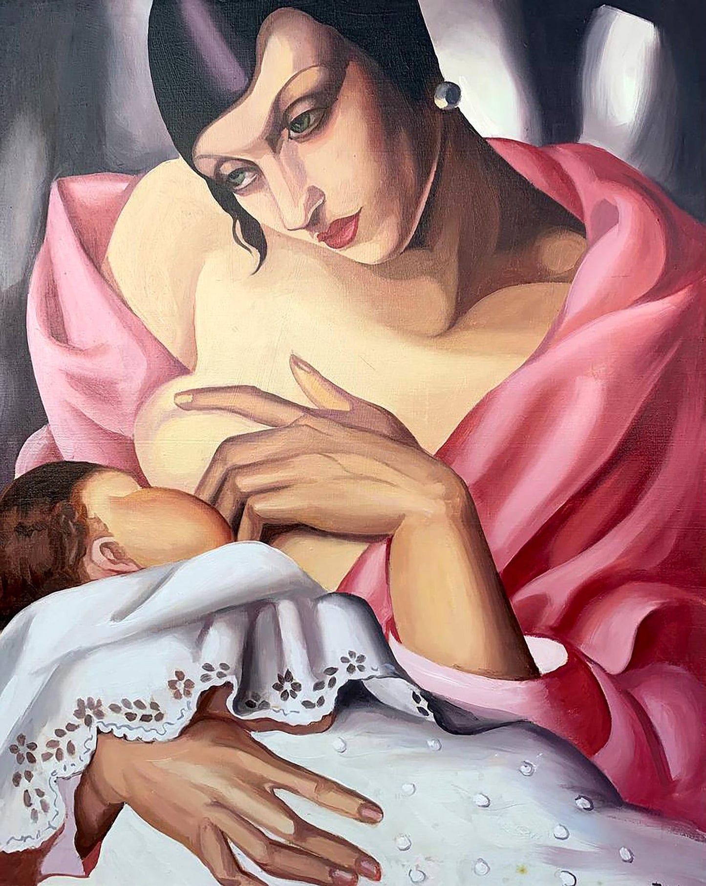 Oil painting Motherhood V. Konotopsky