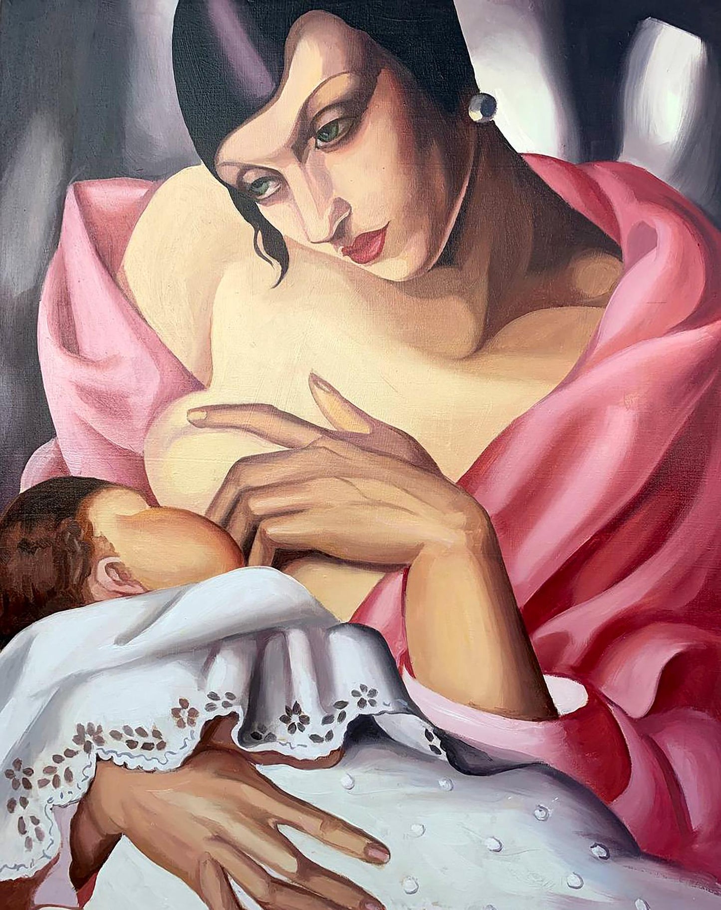 Oil painting Motherhood V. Konotopsky