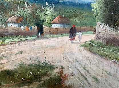 village painting 