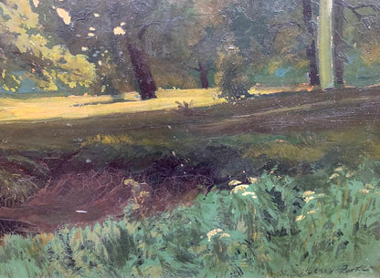 Oil painting Forest landscape Henry Park