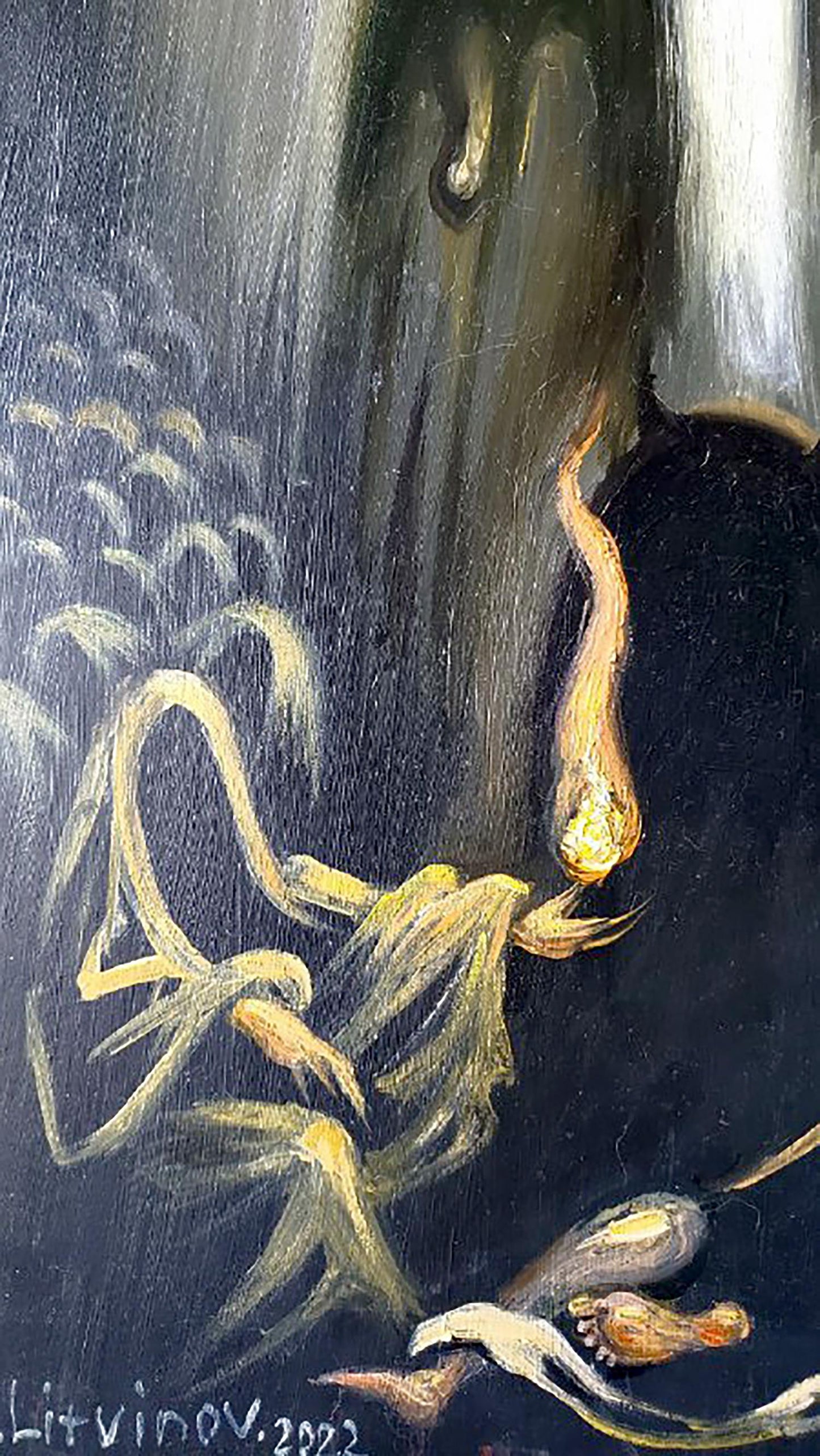 Oil painting Mystery of fire Litvinov Daniil Olegovich