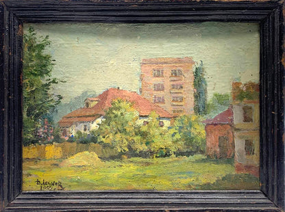 Oil painting View of Poltava Lednev Dmitry