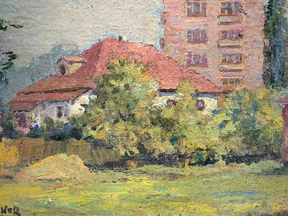 Oil painting View of Poltava Lednev Dmitry
