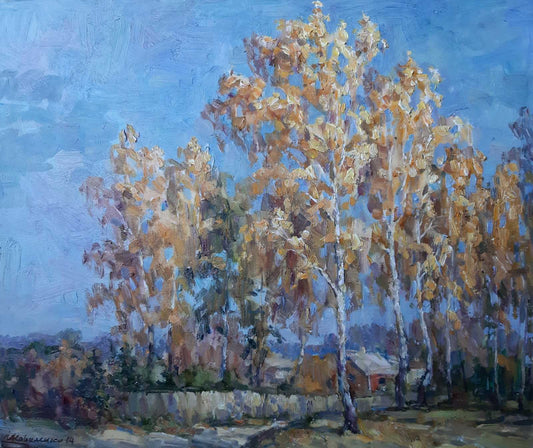 Oil painting Is partying Kovalenko Ivan Mikhailovich