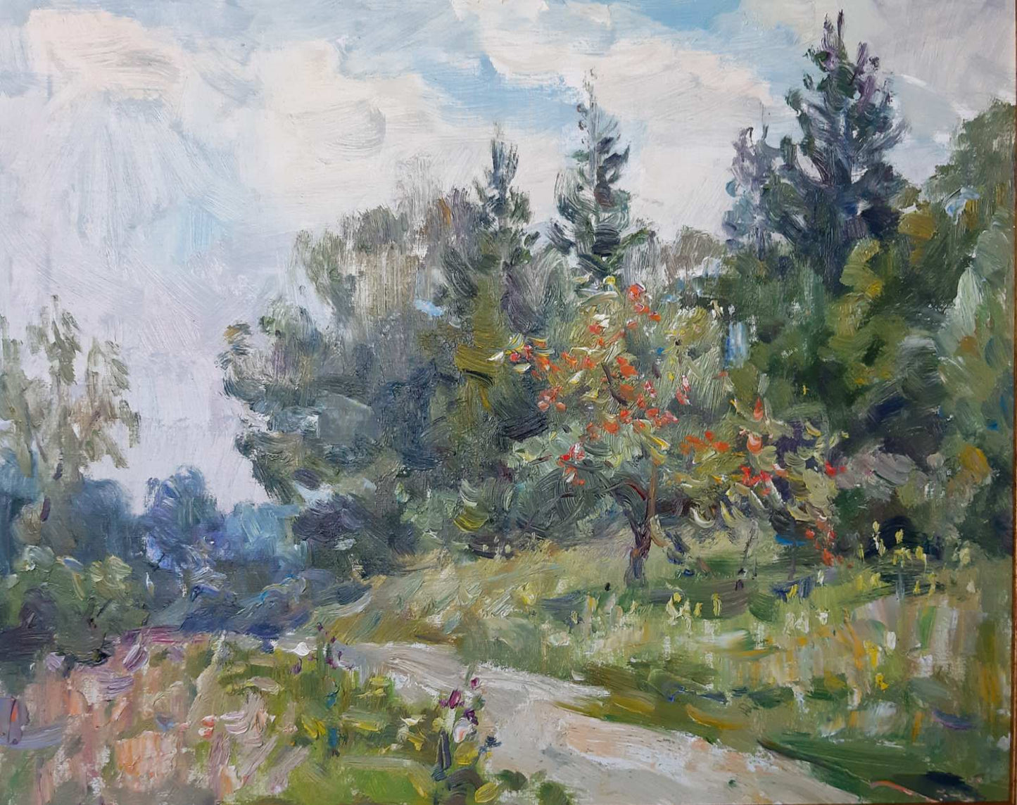 Oil painting In the forest Kovalenko Ivan Mikhailovich