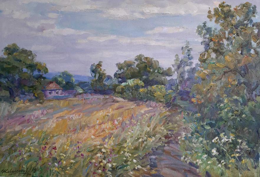Oil painting Field Kovalenko Ivan Mikhailovich